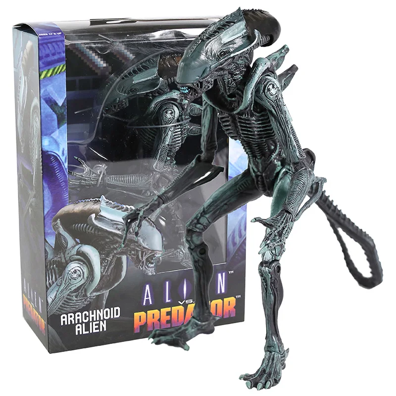 NECA AVP Alien VS. Хищник паутинной/куколки/бритвы когти 7 &quotПВХ движущаяся фигурка