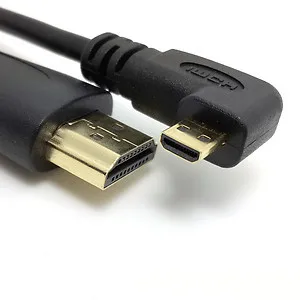 

CYSM Right Angled 90D Micro HDMI to HDMI Male Cable 5ft Xoom