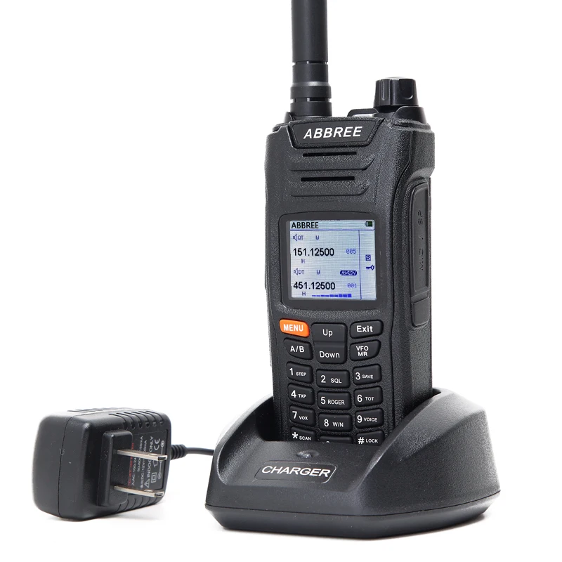 ABBREE AR F6 рация 6 диапазонов двойной дисплей режим ожидания 999CH Многофункциональный