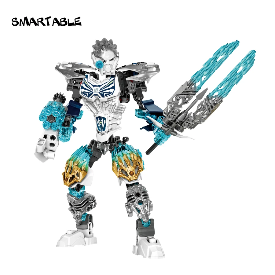 Smartable BIONICLE 131 шт. Kopaka ледяные фигурки 611-4 строительные блоки игрушки набор для детей совместимы со всеми брендами 71311 BIONICLE подарок