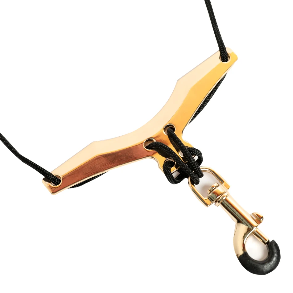 BATESMUSIC кожаный ремень для саксофона жгут металлический поворотный карабин мягкий Регулируемый для саксоонистов студентов, черный