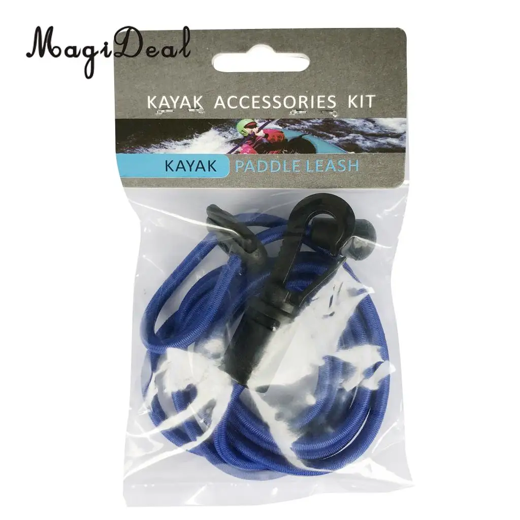 Perfeclan Elastic Safety Kayak Boat Paddle Leash Fishing Rod Cord Bungee Rope for Diving Fishing Boat Sailing Equipment
