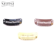 Neitsi U Shape Clips Stainless Steel Hair Snap Clips for Feather Clip In Hair Extensions Wigs Weft 3.2cm 50pcs/pack 3 Colors цена Neitsi U Shape Clips Stainless Steel Hair Snap Clips for Feather Clip In Hair Extensions Wigs Weft 3.2cm 50pcs/pack 3 Colors цены онлайн