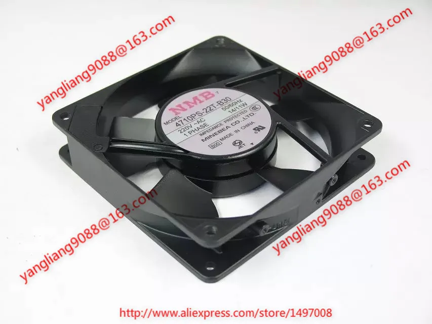 

NMB-MAT 4710PS-22T-B30 B00 AC 220V 14/11W 120x120x25mm Server Cooling Fan