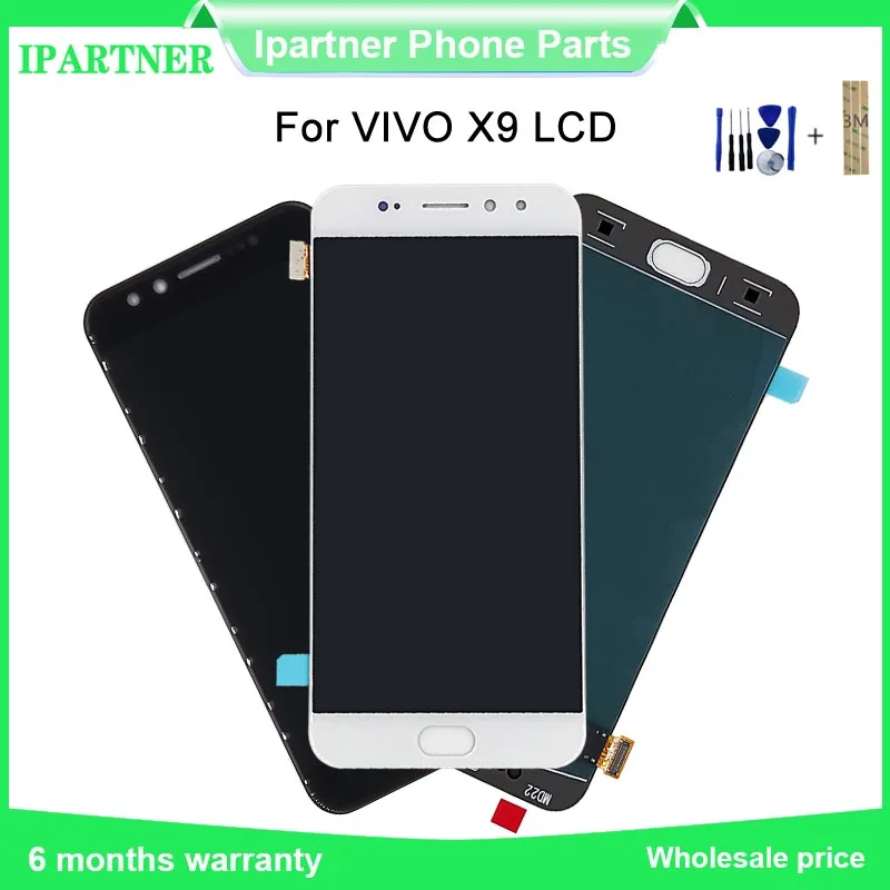 

5.5 Inch for VIVO X9 LCD Display Touch Screen Digitizer Assembly Replacement Parts White Black for Vivo X9 with Free Tools