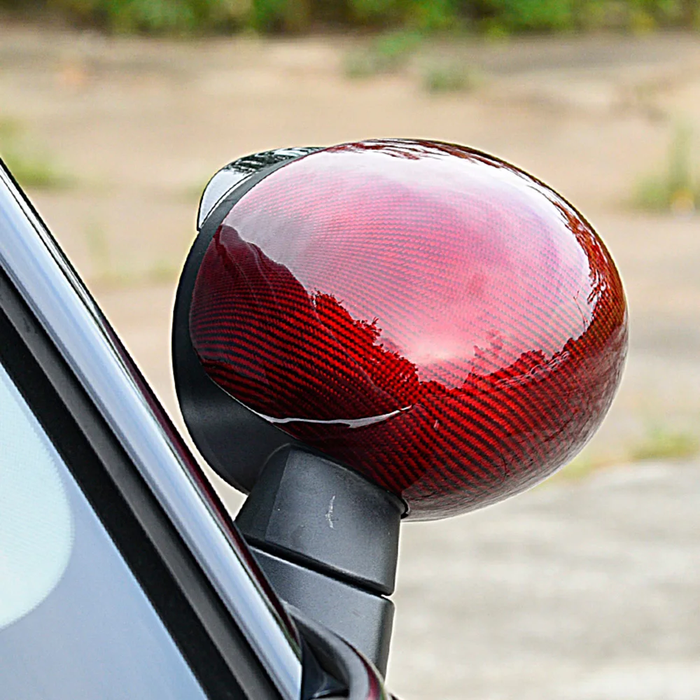 

Real Carbon Fiber Car Rearview Mirror Cover Shell Trim Housing Direct Replacement For Mini Cooper F55 F56 F54 F60 Styling