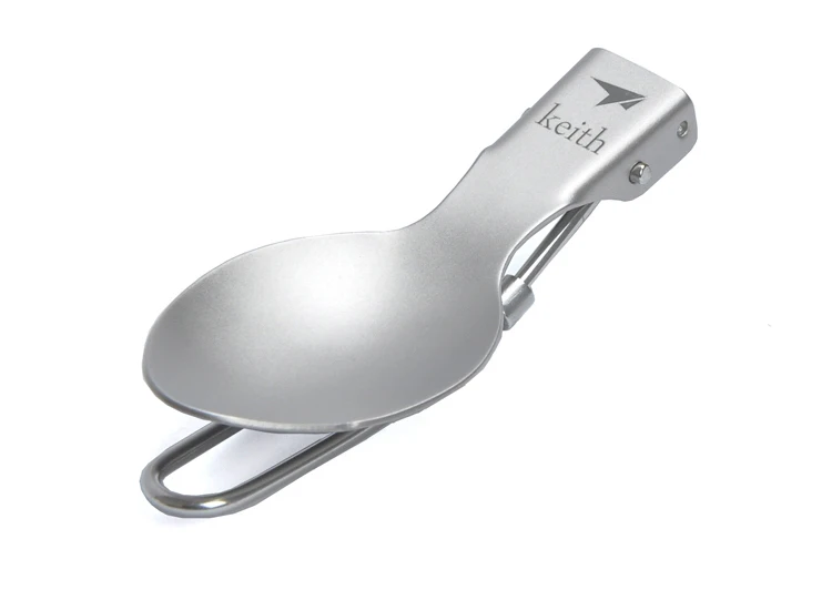 Keith Ti5305 titanio klappbar loffel ultra Leicht Kuche camping Reisen besteck 17g KT305