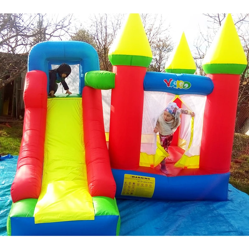 Inflatable Bouncy Castle Outdoor Garden Kids Jumper House Water Slide Activity