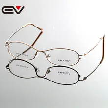 Полная оправа, очки для близоруких, Новые оптические очки, металлическая оправа для деловых очков, Armacao de Oculos de Grau EV0866