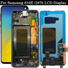 Для samsung Galaxy S10 e lcd G970F/DS G970U G970W SM-G9700 дисплей с рамкой сенсорный экран дигитайзер для samsung S10e lcd