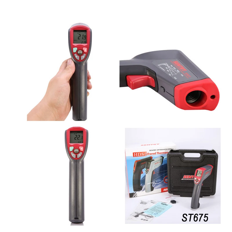 Инфракрасный термометр SENTRY HDS ST-675 (-32-1300C) | Инструменты