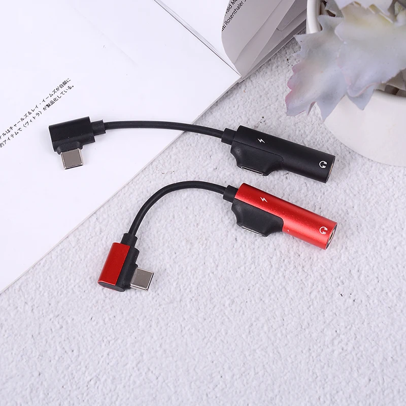 USB Type C To 3.5mm Earphone Cable Adapter Audio Jack 2 In 1 Type-c Converter Wholesales
