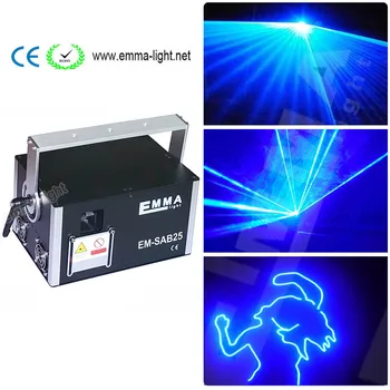 

3W blue single color stage laser diodes light wide beam ILDA DMX DJ Party Amimation laser projector
