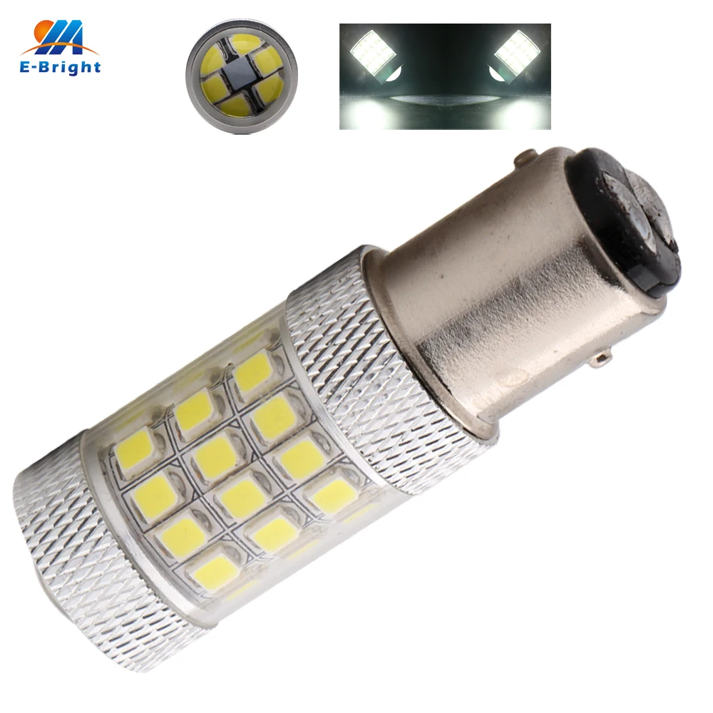 Автостайлинг! 2 шт. S25 1157 BAY15D 2835 42 SMD LED светодиода P21/5 W 1142 с объективом 12 V 24