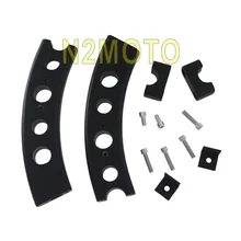 Черные мотоциклы 6," регулируемый руль поднимающийся руль крепление 5 отверстий стояки для Suzuki Boulevard M109R 2006-2009