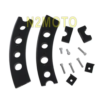 

Black Motorcycles 6.5" Adjustable Handlebar Riser Bar Mount 5 Hole Risers for Suzuki Boulevard M109R 2006-2009