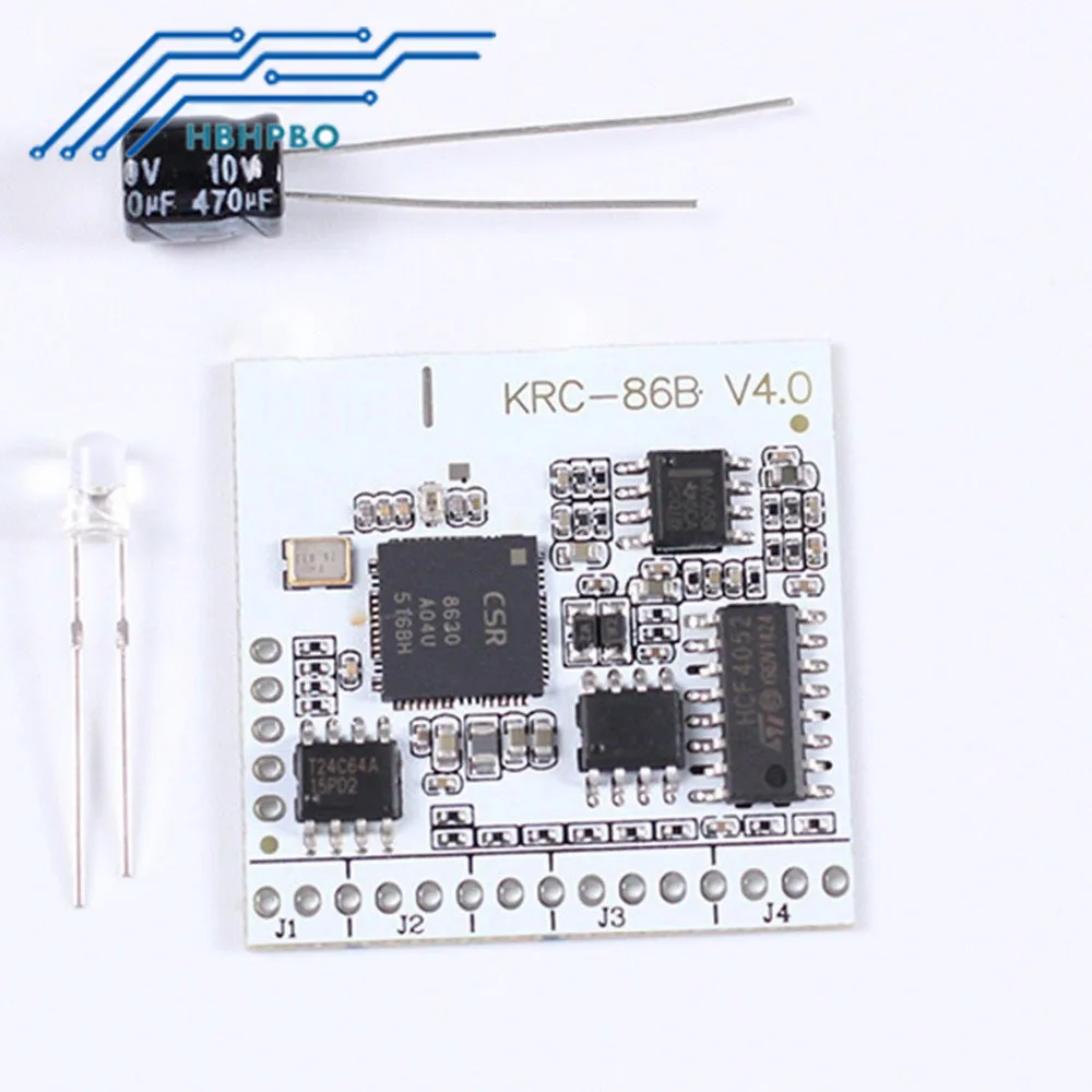 2PCS KRC 86B CSR8630 Bluetooth 4.0 Stereo Audio Modules Modification