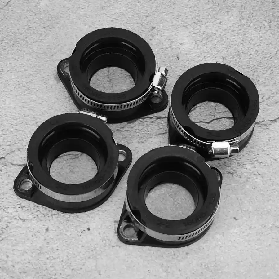 4Pcs 11-4853 Carburetor Carb Intake Manifold Boots For Kawasaki KZ1000 KZ1100
