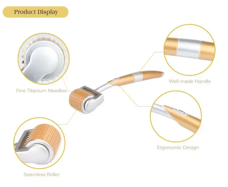 Профессиональные микроиглы титановые мезороллер 192 микро иглы для ухода за лицом лечение потери волос подтверждено микро