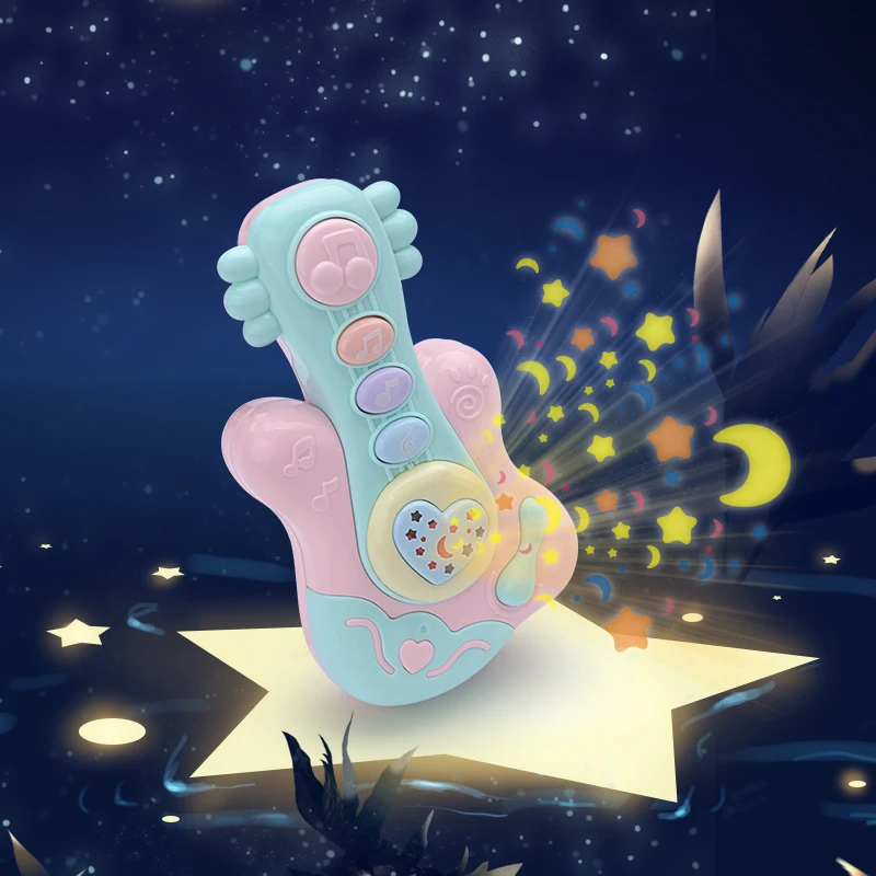 

Baby Music Rattle Hand Drums Newborn Projection Toy Early Education Educational Toys Children Musical Instruments