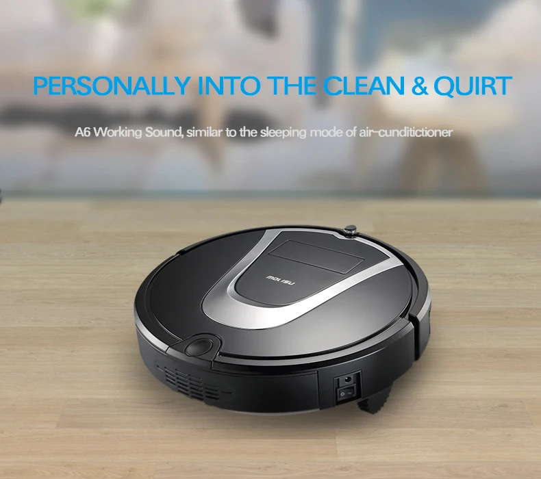 Intelligent A6Robot Vacuum Cleaner Household Cleaner Rechargeable Robot Vacuum Cleaner Remote Controlled Robot Aspirator