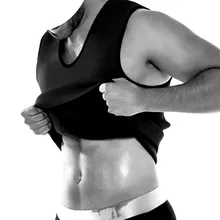 Формирователь мужской неопреновый жилет сауна потоотделение Корректирующее белье ультра корсет для похудения живота сжигание жира Abdo мужчины уменьшают компрессионные майки