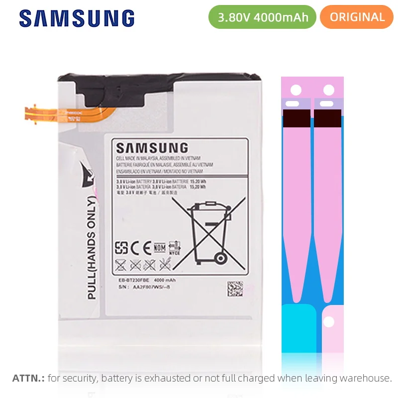 Оригинальный аккумулятор для Samsung Galaxy Tab Tablet 4 7 0 &quotNook T230 T231 T235 SM-T230 SM-T231 4000 мАч с