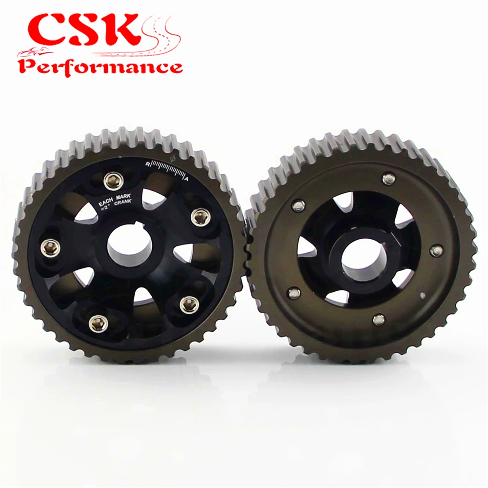 Подходит для 93 01 Honda Prelude H22 DOHC VTEC 2 шт. Регулируемая заготовка Cam Gears