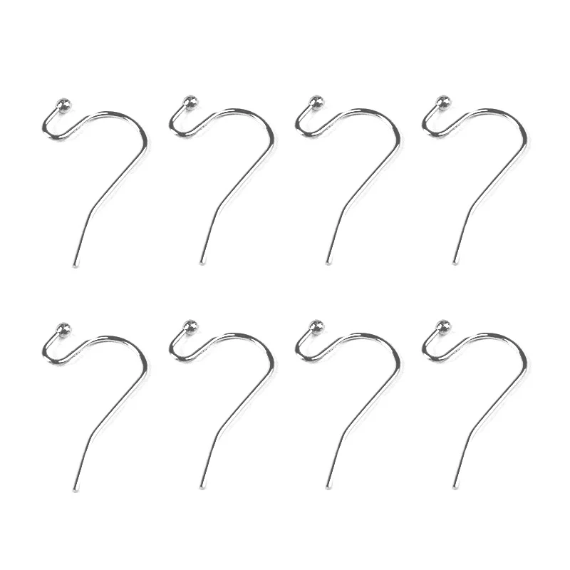 metal earring components Aiovlo 100pcs/lot Stainless Steel Gold/Silver Color Earring Hooks French Ear Wires for DIY Earrings Jewelry Making Findings wholesale earring components