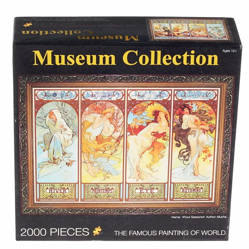 Puzzle Art Puzzle 2000 Parts: Water, Fire And Earth Puzzles ...