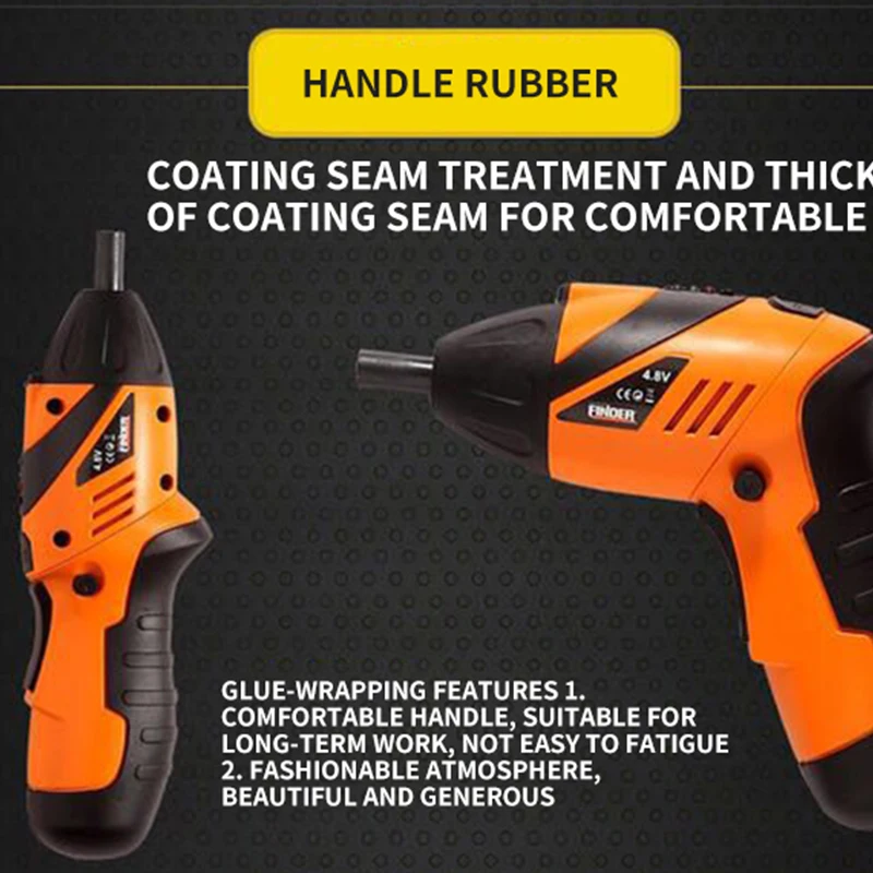 

Household Electric Screwdriver Mini Rechargeable Hand Drill Power Tool Set Multi-function Electric Drill