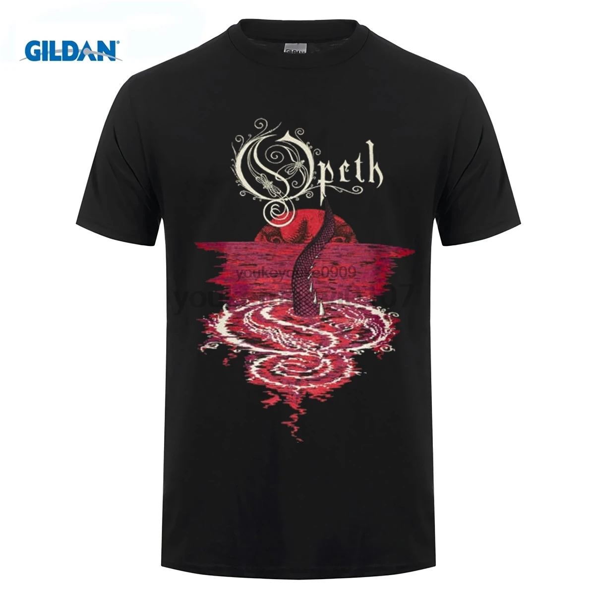 Возьмите хлопок низкая цена Топ Футболка для Gildan с коротким 100% Opeth глубокий