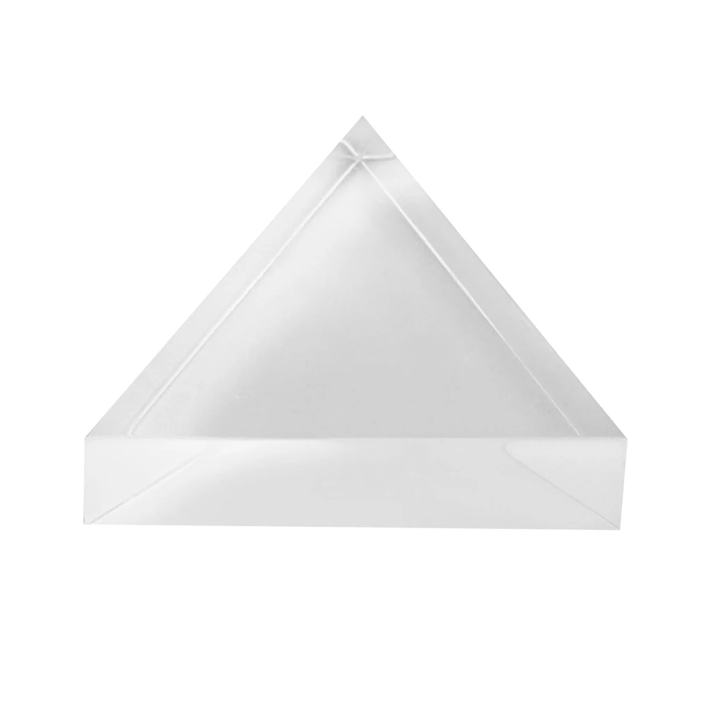 Acrylic Physical Triangular Optical Lens, Lab Equipment Experiment Tool