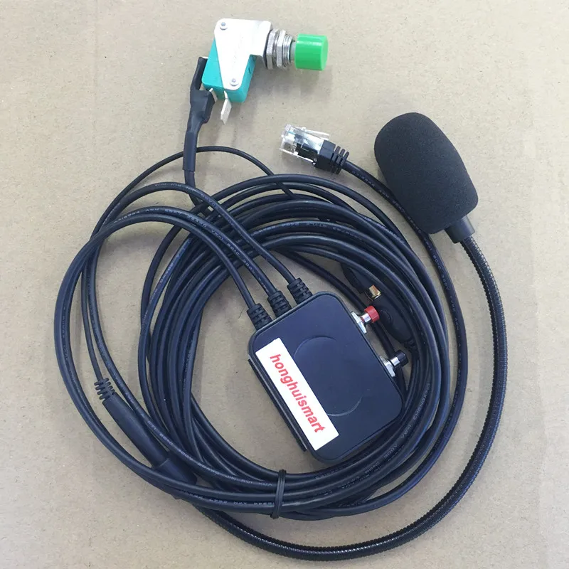 Honghuismart Handfree Динамик MIC 6 контакты для Yaesu ft1807, ft1900, ft7800r, ft7900r, ft8800r, ft1802r и т. д. автомобиль Mobile радио