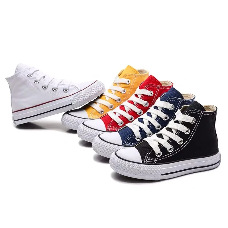 Весенне-летняя детская парусиновая обувь для мальчиков и девочек джинсовая