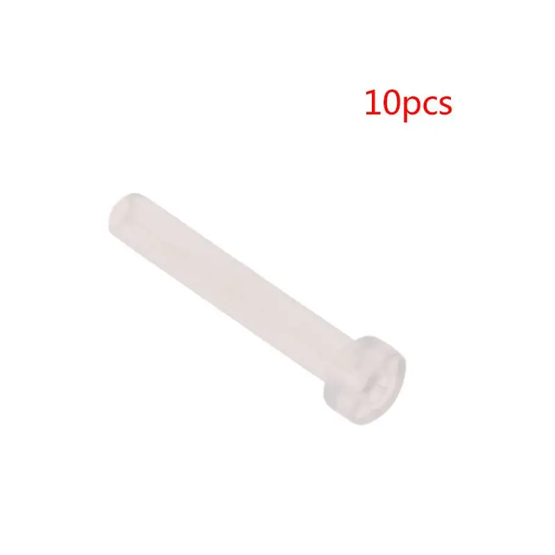 

10 Pcs/Set Earrings Clutch Anti Allergy Back Plugs Sleeve Tube Protection Ears Safety Pad Protector Accessories