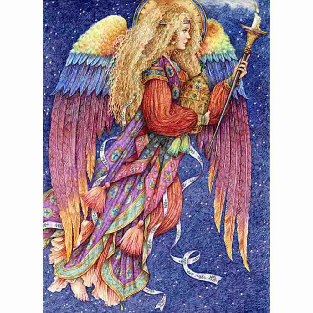 Diamond Mosaic Painting Cross Stitch Beneath Van Gogh's Starry Sky Kit diamonds Embroidery Square Drill Home Decoration | Дом и сад