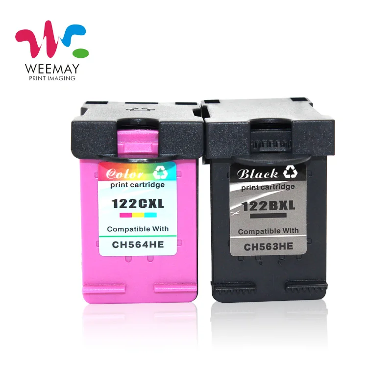 2pcs color Ink Cartridge Compatible for HP 122 XL for HP Deskjet 1000