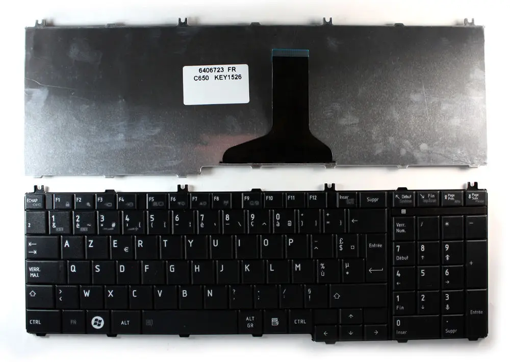 

New notebook Laptop keyboard for Toshiba C660-1DM Black French/fr layout
