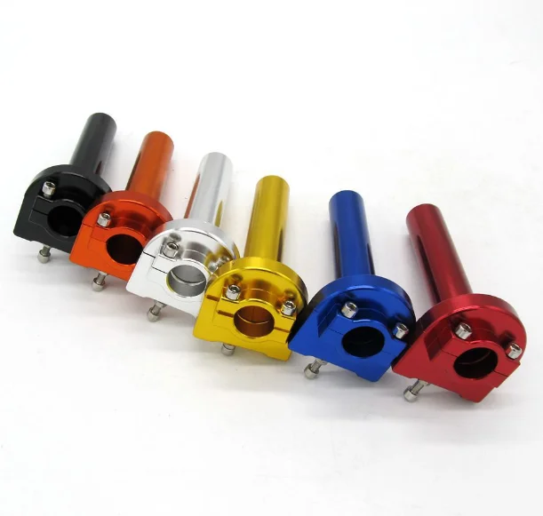 

5 Colors Aluminum Alloy Accelerator Handlebar Handgrips Universal Motorcycle Throttle Twist Grips