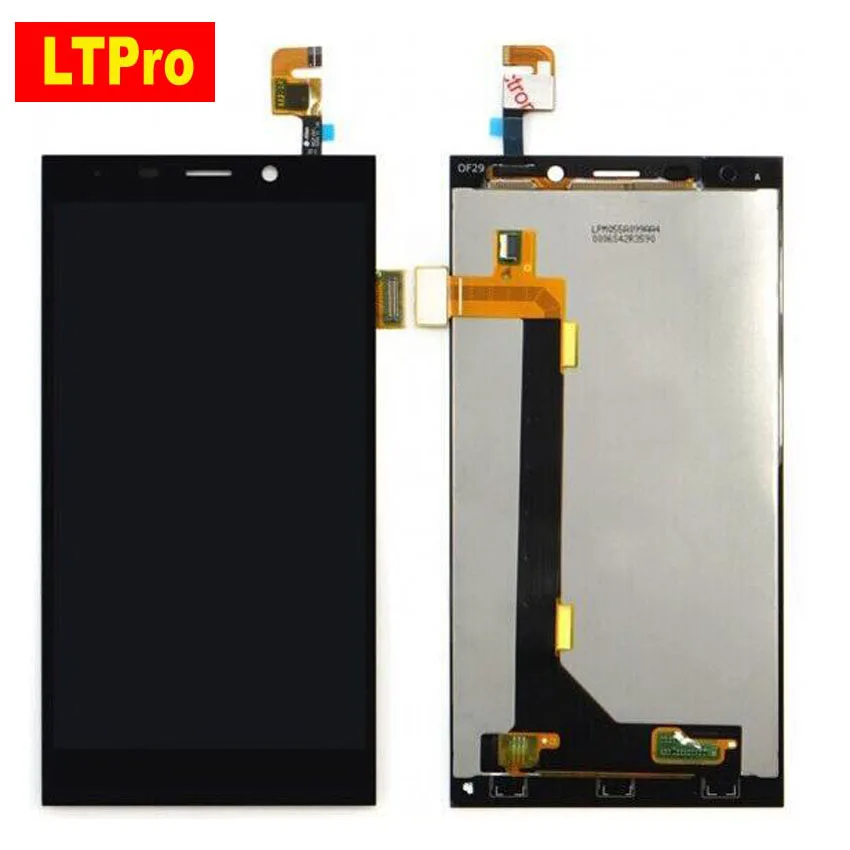 

LTPro Best Working White Black 5.5" LCD Display Touch Screen Digitizer Assembly For Gionee Elife E7 Phone Parts Replacement