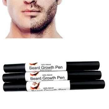 

2018 New Effective Face Beard Whiskers Moustache Growth Enhance Enhancer Styling Spray Shape Drawing liquid Oil Pen Hot