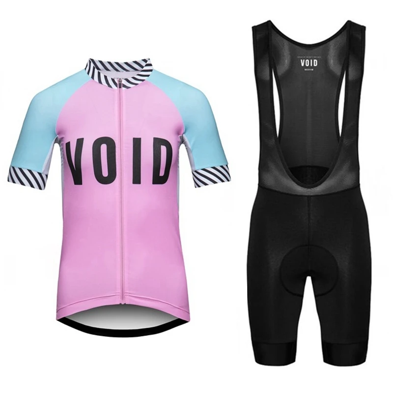 VOID cycling suit White cycling jersey and black shorts MTB cycle sets Women classic Sport shirt Rennrad tragen Breathable - Цвет: 3