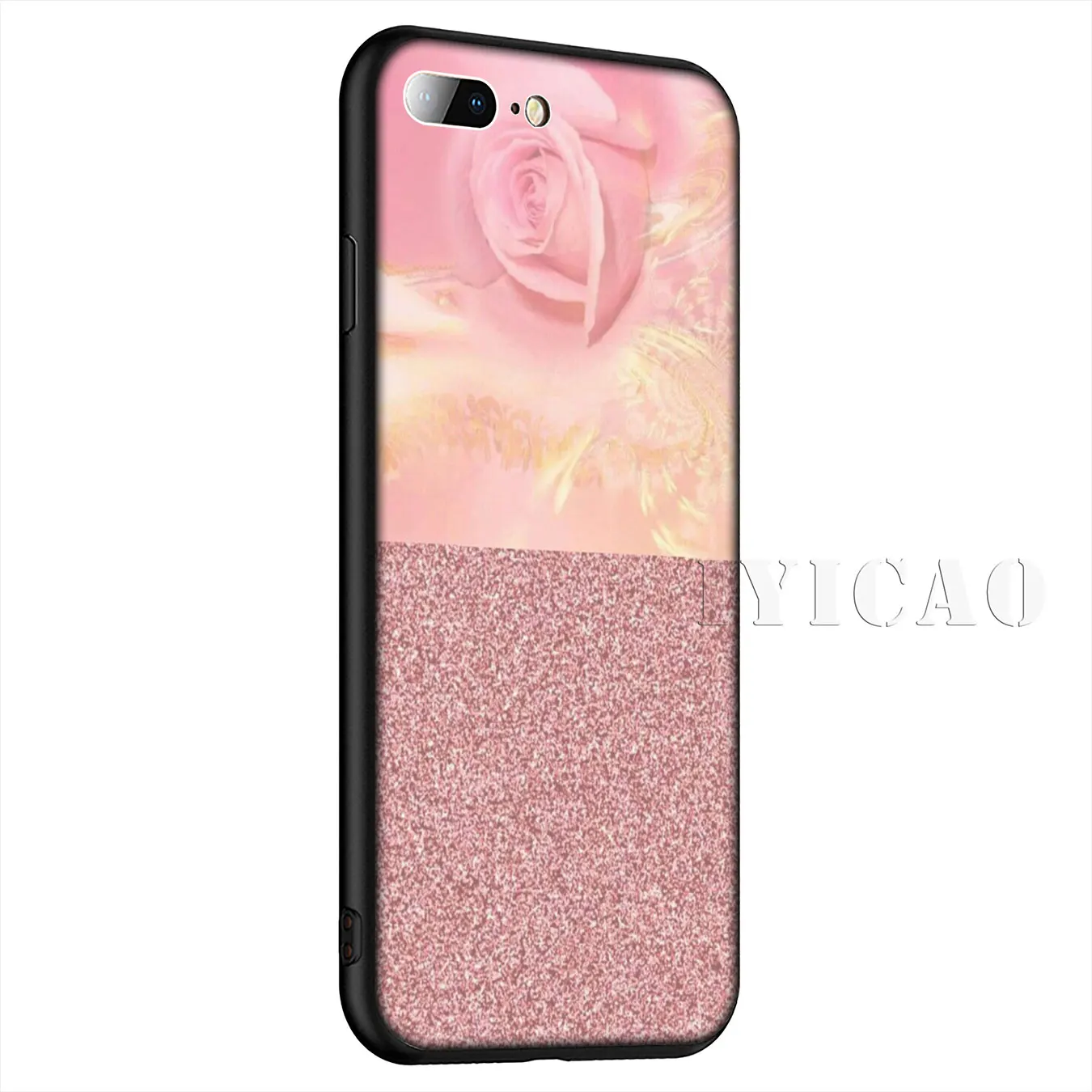 Мягкий силиконовый чехол для iPhone 11 Pro Max XR X XS 8 7 6 6S Plus 5 SE золотой розовый
