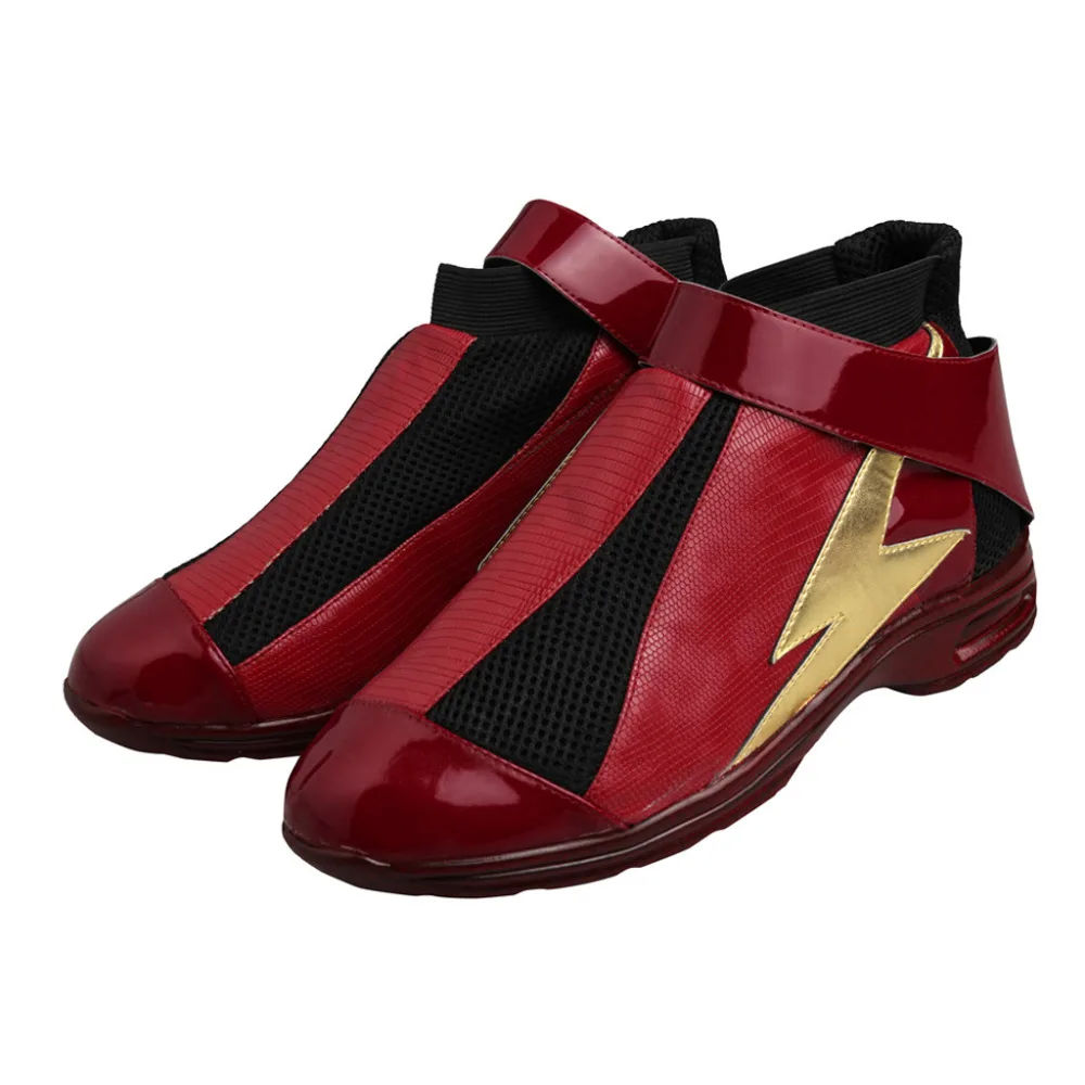 Justice League The Flash Barry Allen Cosplay Shoes Boots Halloween Carnival Cosplay Accessories