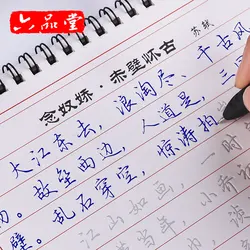 Liu pino tang canção cipoesia da dinastia canção groove caligrafia copybook exercício chinês iniciantes executando script copybook