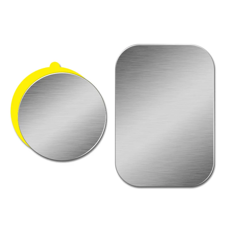 YBD магнитный диск подставка для телефона Магнитная металлическая пластина Автомобильный держатель для телефона металлическая пластина железные листы для магнитного автомобильного держателя для телефона - Цвет: 2pcs