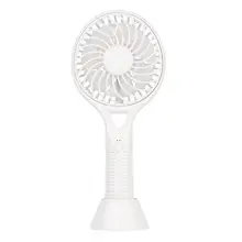 Мини Портативный USB перезаряжаемая портативная Теннисная ракетка электрический вентилятор