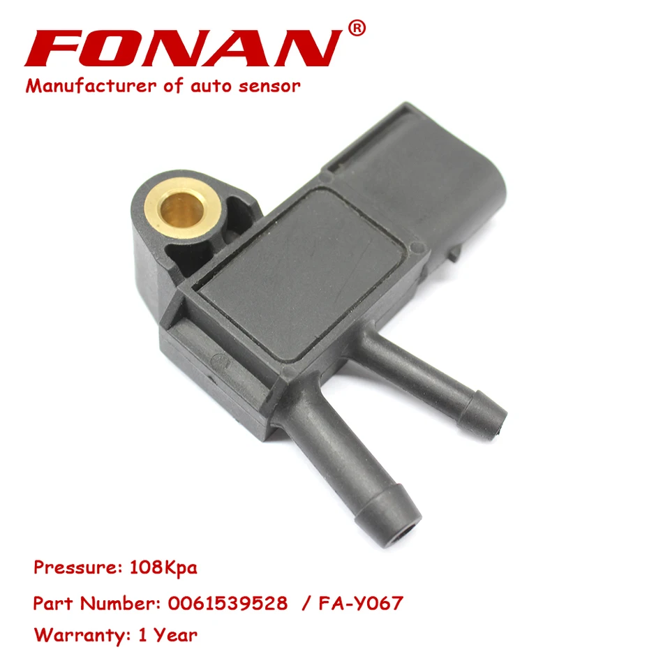 BOSCH DPF EXHAUST PRESSURE SENSOR for MERCEDES SPRINTER Bus 310 CDI 2009-2013
