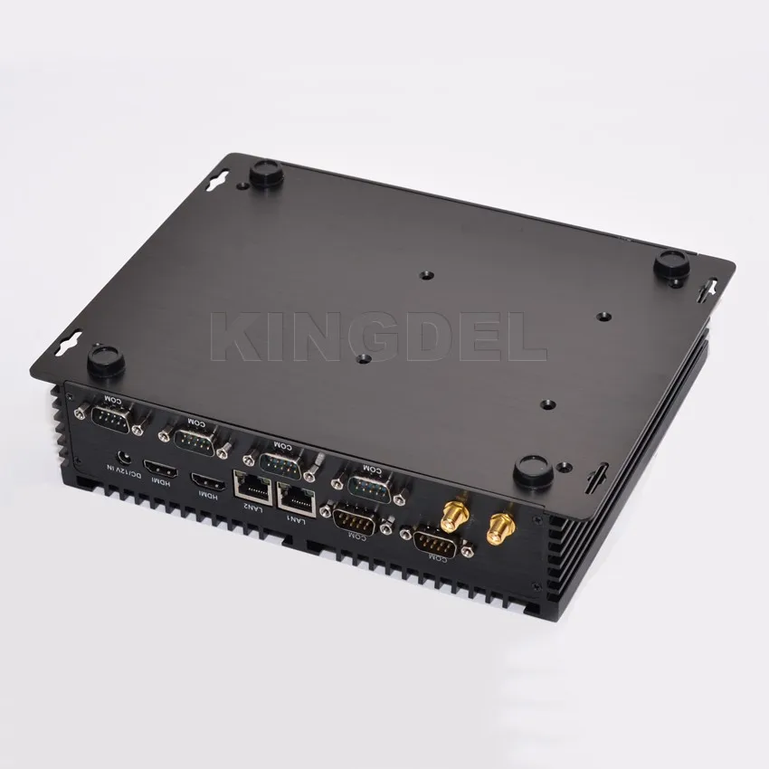 Kingdel мини промышленный компьютер Intel Core i5 4200u Dual Core 300 м WI-FI 2* HDMI 6* RS232 COM dual LAN Mini PC